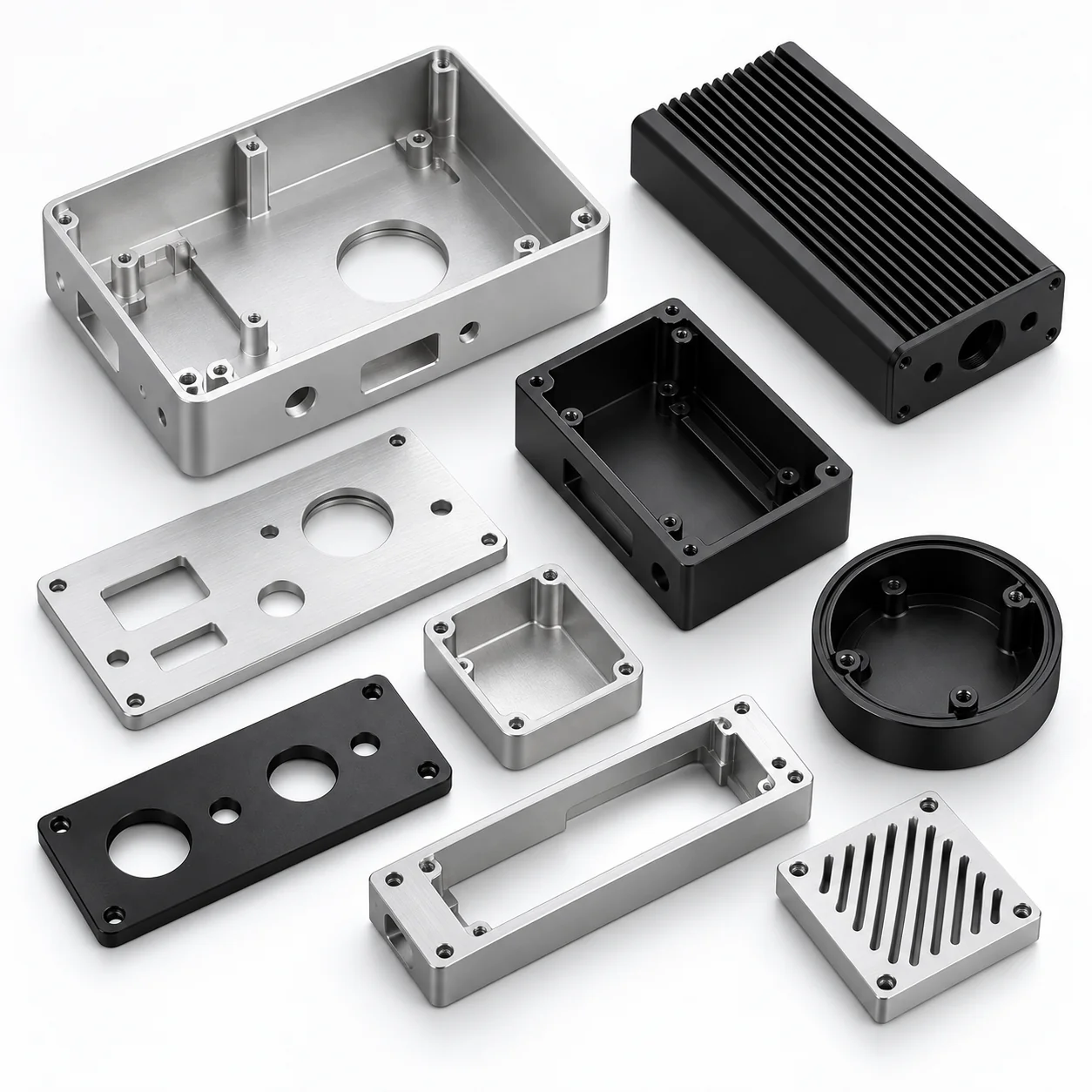 Illustrative machined housing types