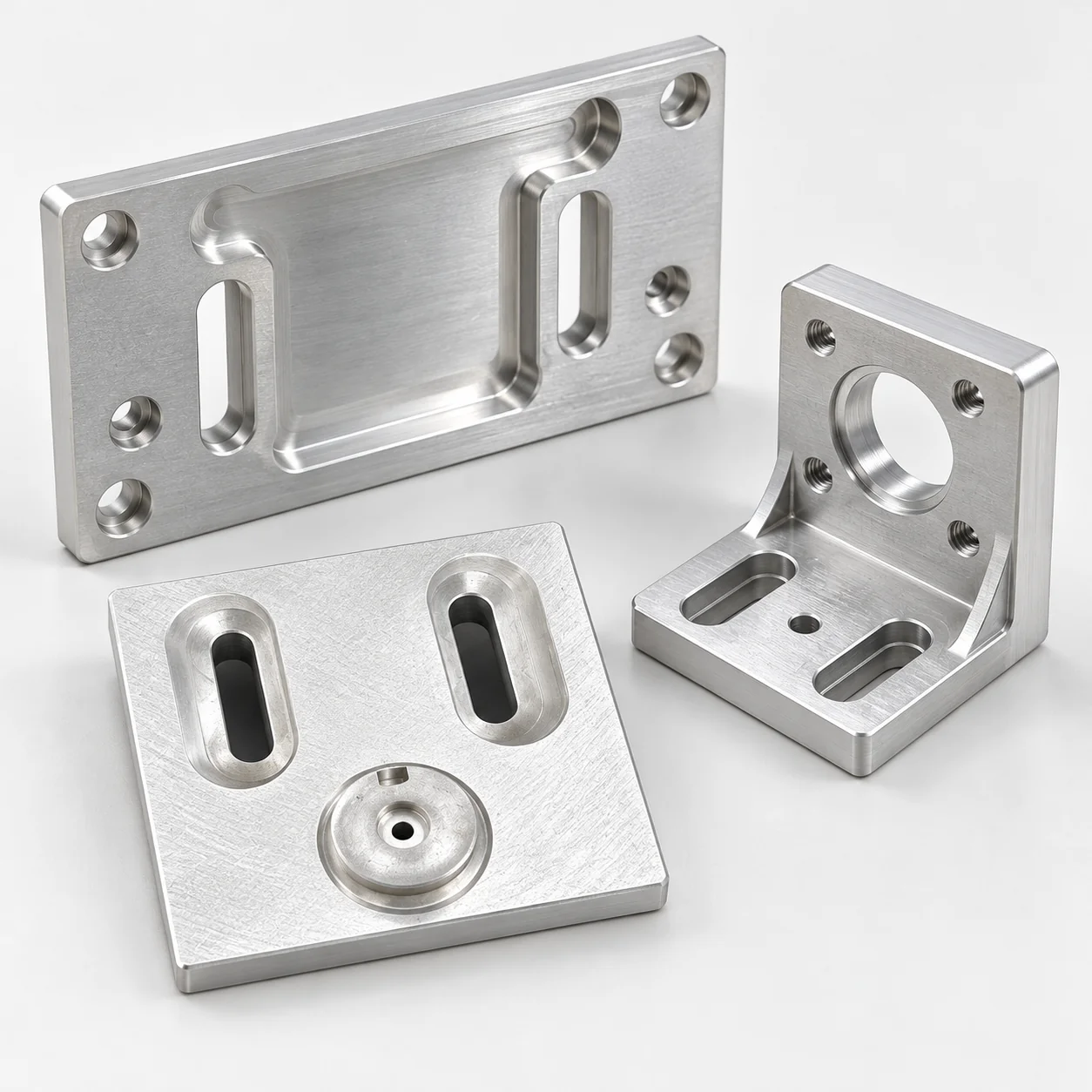 Illustrative custom milled plates and blocks