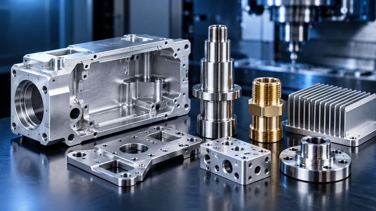 Illustrative custom CNC component types